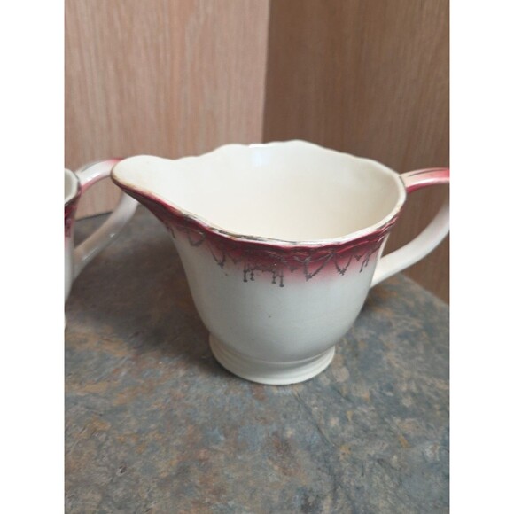 Royal National Brotherhood Operative Potters Gravy &/Creamer Hand Painted - Picture 3 of 13